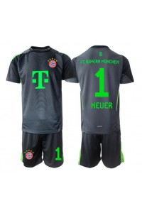 Bayern Munich Manuel Neuer #1 Keeper Babyklær Borte Fotballdrakt til barn 2025-26 Korte ermer (+ Korte bukser)